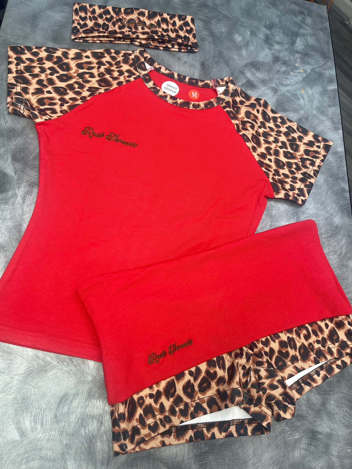 PREORDER Leopard Print Flip Over Set